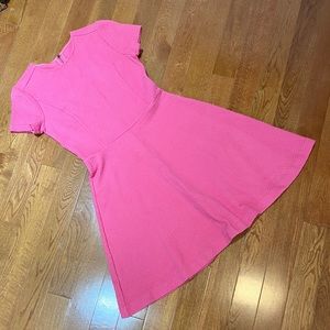 Loft bubblegum pink knit dress (EUC)